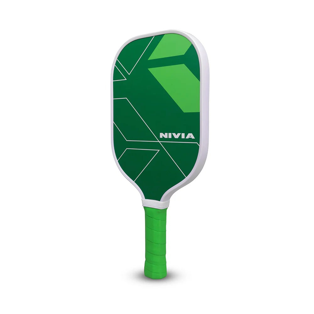 Nivia K-500 Pickleball Paddle - Fibreglass Surface with Cushion Grip & Paddle Cover