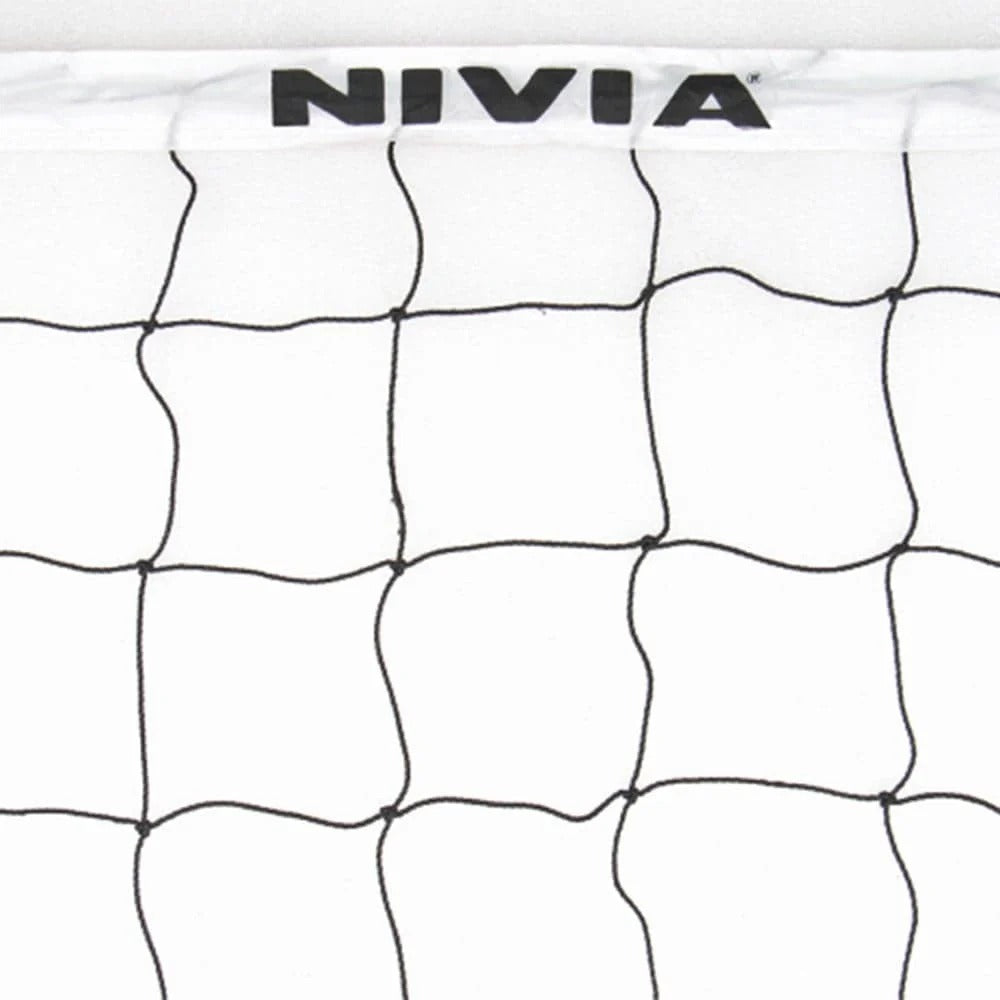 Nivia Volleyball Net (5603) | Nylon Volleyball Net | 4-Sided Reinforced Tape | Indoor & Outdoor Match Net