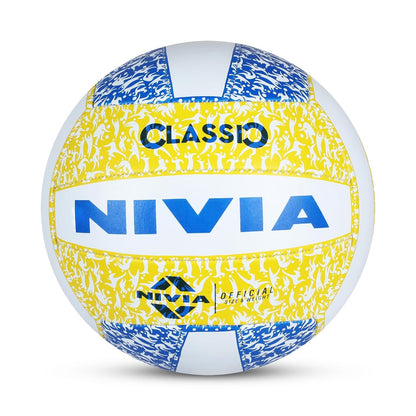 Nivia Classic Volleyball Size 4 - Rubber Training Volleyball with Latex Bladder