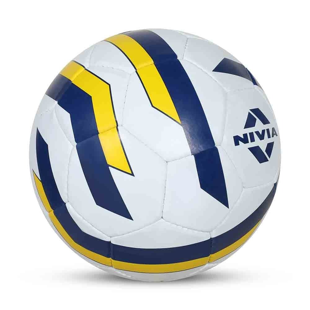 Nivia Vega Football (Size: 5) Material: Rubber, Color: Multicolor