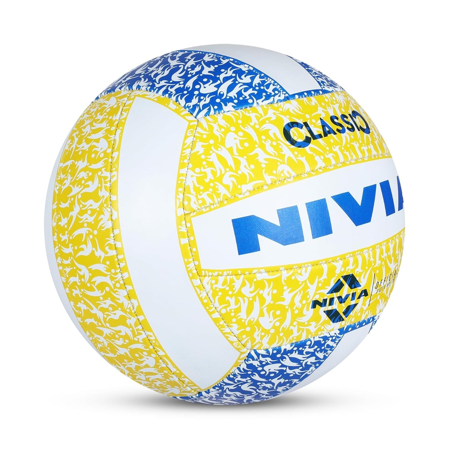 Nivia Classic Volleyball Size 4 - Rubber Training Volleyball with Latex Bladder