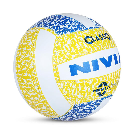 Nivia Classic Volleyball Size 4 - Rubber Training Volleyball with Latex Bladder