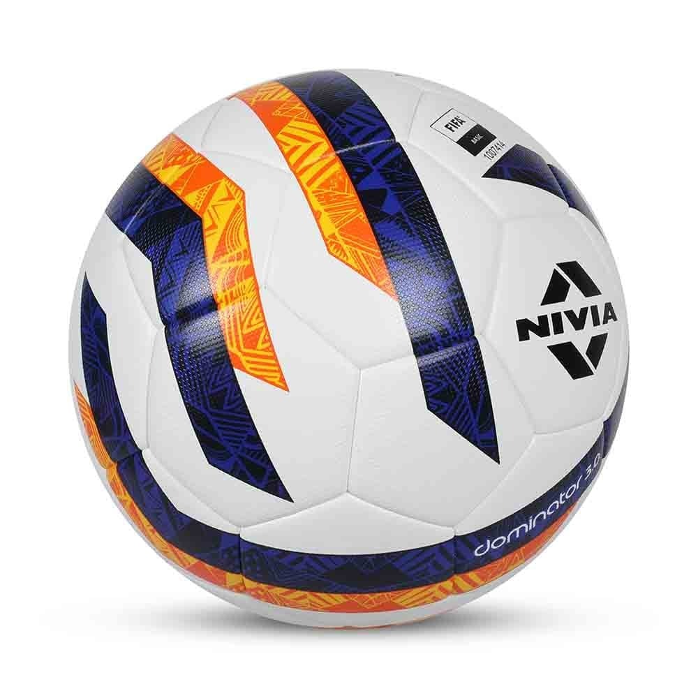 Nivia Dominator 3.0 Football Size 5 - FIFA Basic Match Ball | Thermo-Bonded PU Football