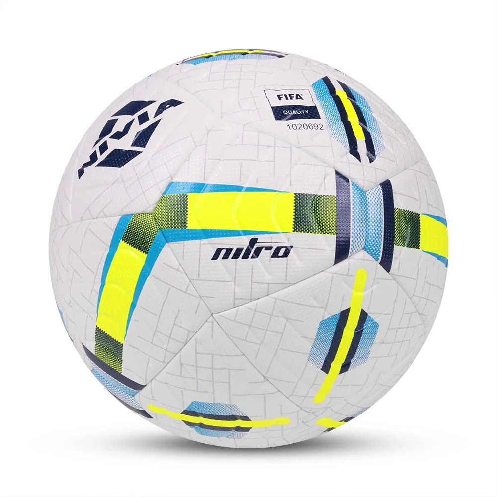 Nivia Nitro Thermobond Football Size 5 - FIFA Quality Match Ball | 24 Panel PU Football