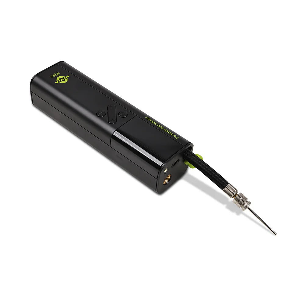 Nivia AirPro Portable Electric Ball Inflator - 18 PSI Digital Air Pump with USB-C Charging