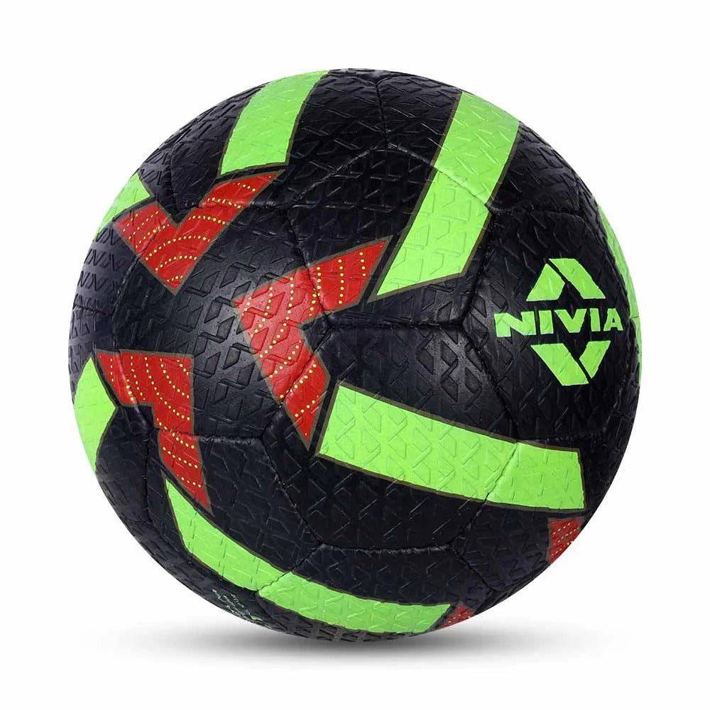 Nivia Street Football - 32 Panel Hand Stitched Training Ball | Hard Ground Football
