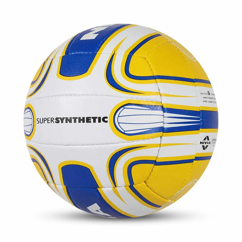 Nivia Super Synthetic Volleyball Size 4 - Hand Stitched Training Volleyball for Indoor & Outdoor Play