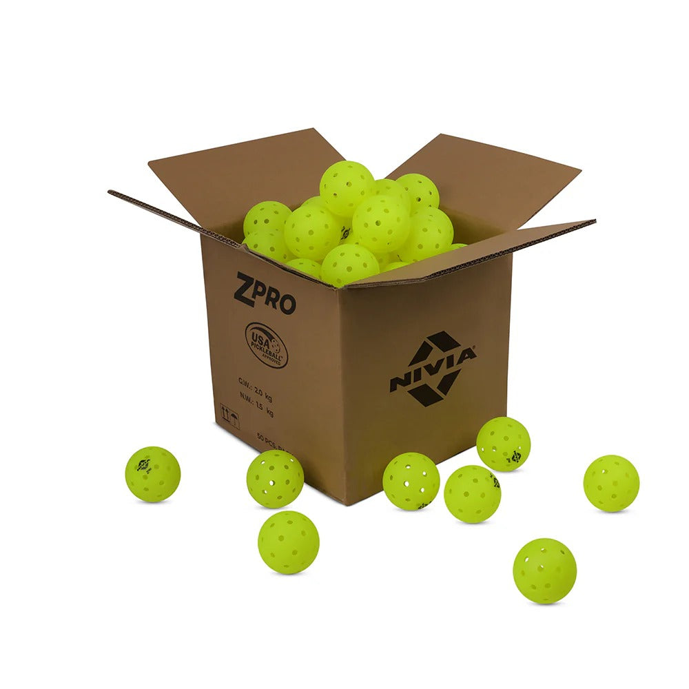 Nivia Tournament Outdoor Pickleball Ball - Official Competition Ball  (PACK OF 50)