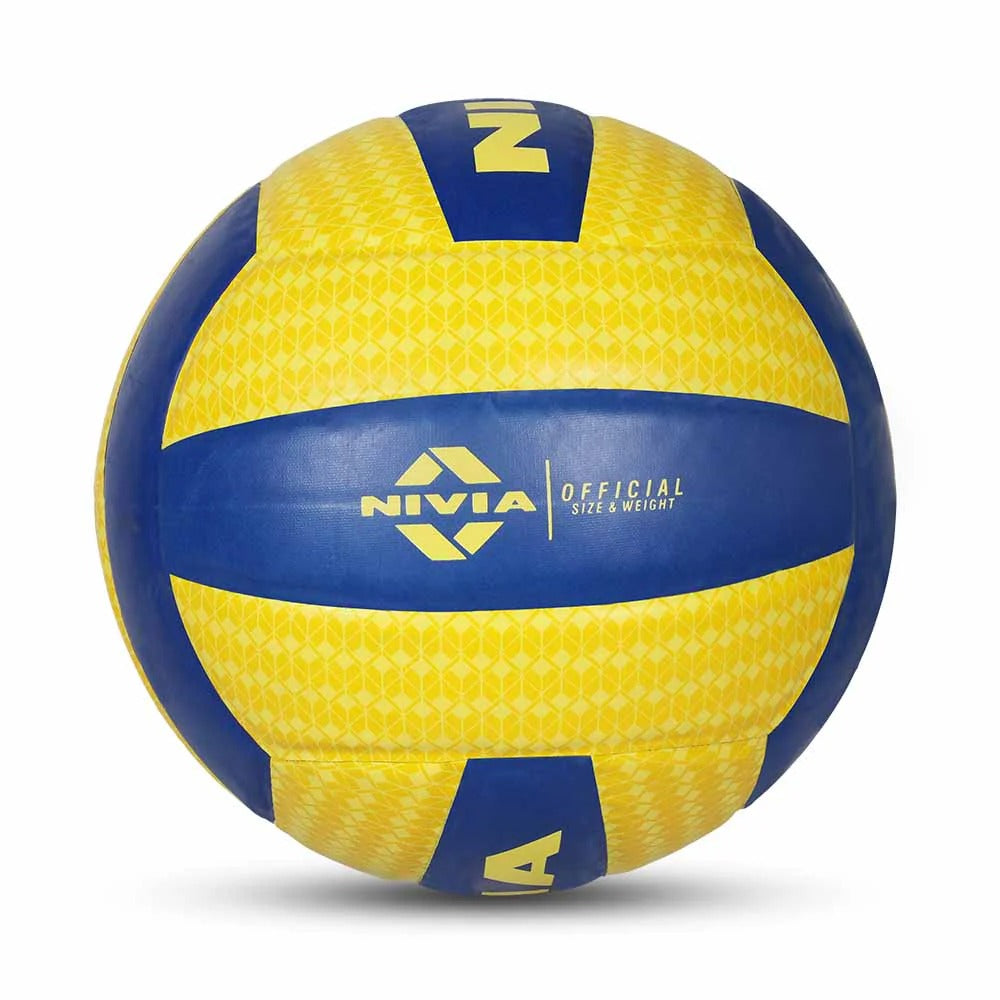 Nivia Airstrike PU Volleyball Size 4 - Tournament Match Volleyball for Indoor & Outdoor Play
