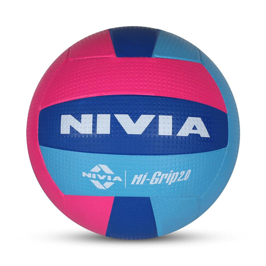 Nivia Hi-Grip 2.0 Volleyball Size 4 - Soft Rubber Training Volleyball for Indoor & Outdoor Play