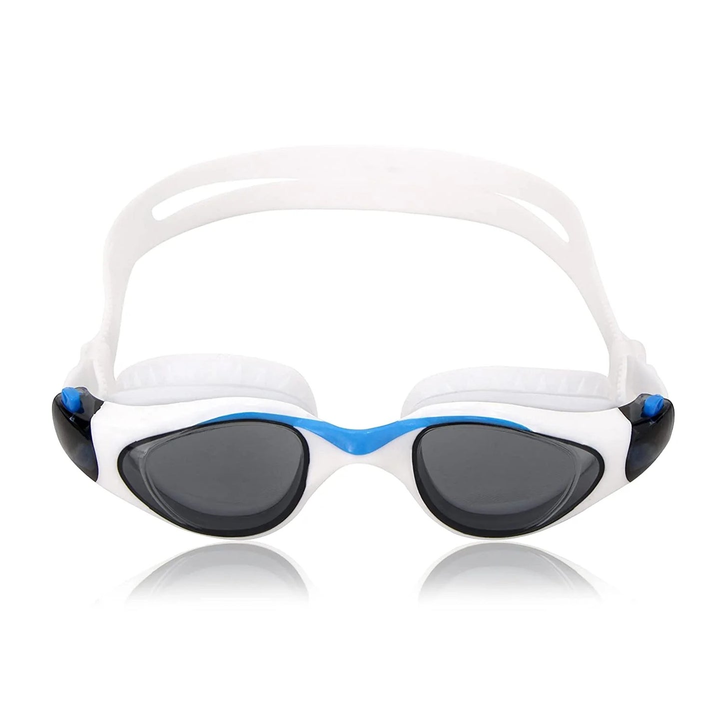 Nivia Unimask Jr. 2.0 Swimming Goggles for Kids | Panoramic Polycarbonate Lens | Anti-Fog UV Protection | Soft Silicone Strap & Frame | Comfort Fit Training Swim Goggles for Boys & Girls