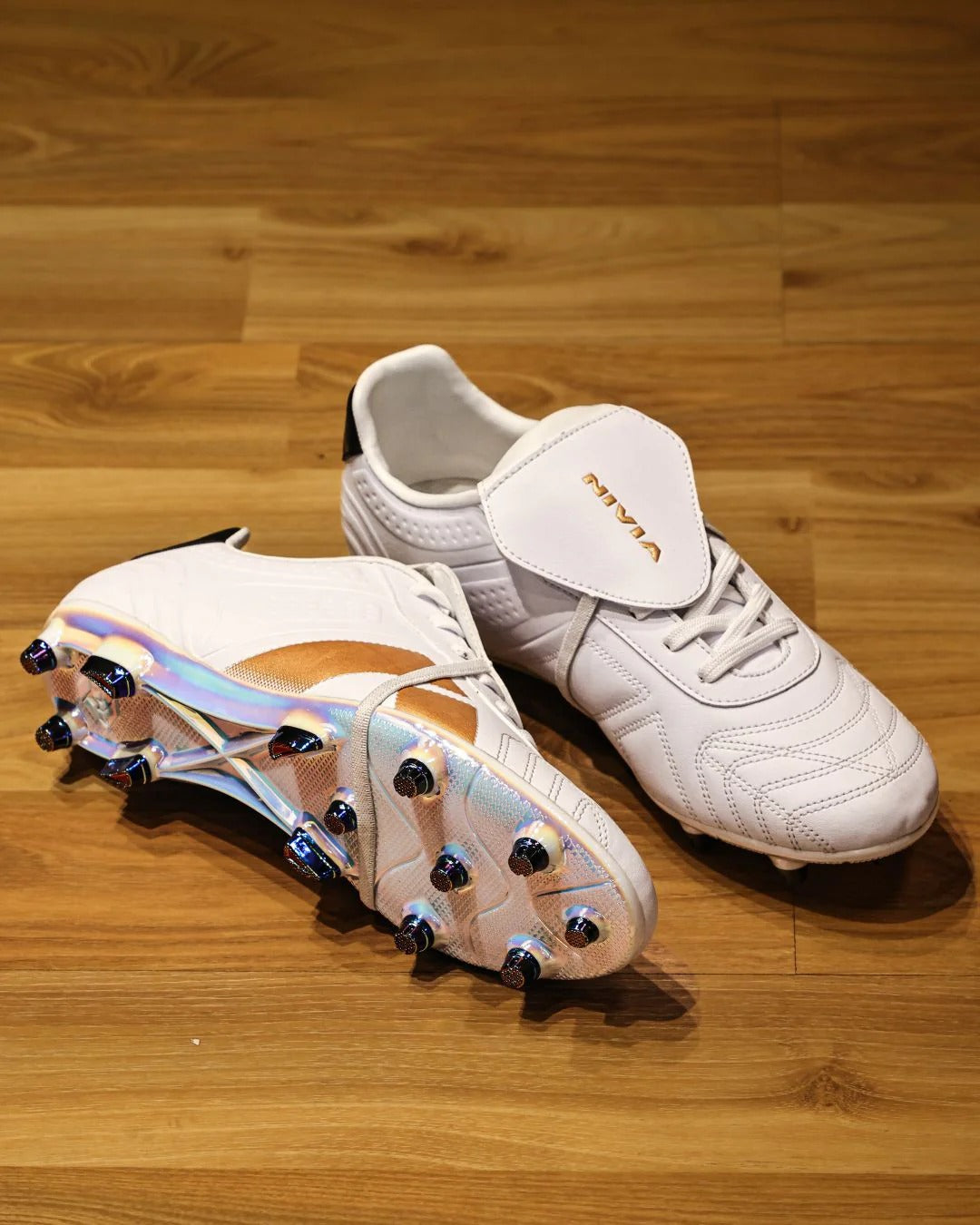 Nivia Premier Football Stud Shoes for Men - TPU Stud Sole | Firm Ground Football Boots.