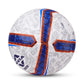 Nivia Equator Football, Match Ball, 32 Panels, Durable & Soft PU Leather Cover, Butyl Threadwounded Bladder, FIFA Quality, Made for Tournaments, to Play on Both Natural and Artificial Grass