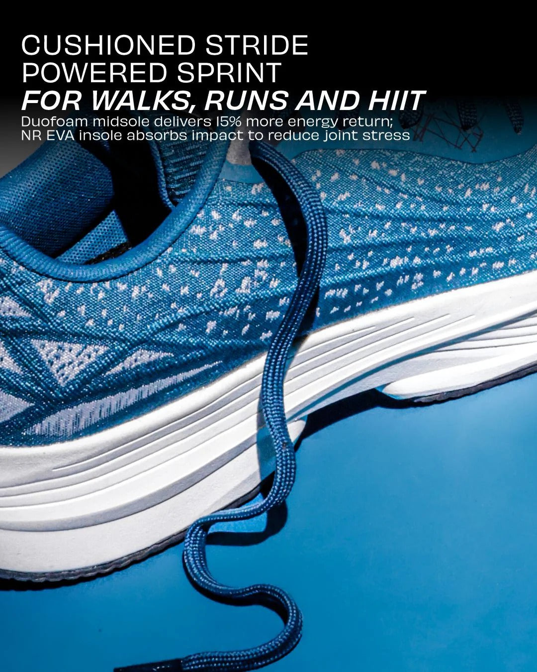 Nivia Astro Training Shoes for Men | Breathable Knit Gym Shoes with Duofoam Midsole & Rubber Outsole
