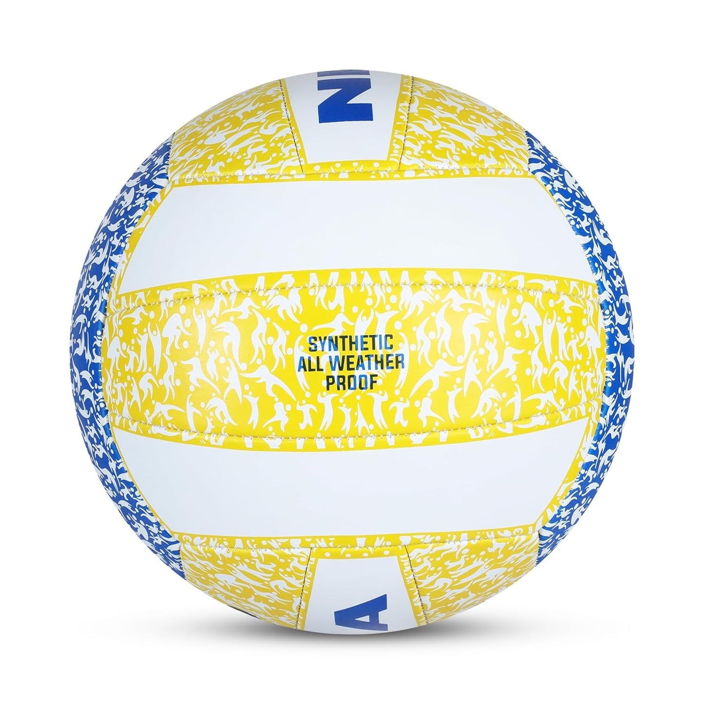 Nivia Classic Volleyball Size 4 - Rubber Training Volleyball with Latex Bladder