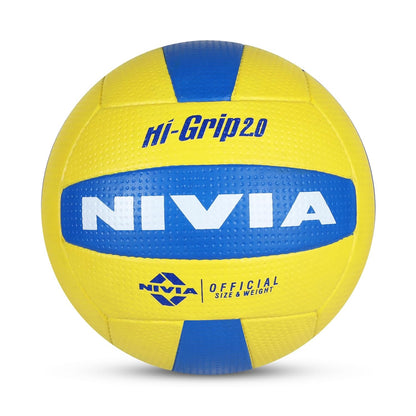 Nivia Hi-Grip 2.0 Volleyball Size 4 - Soft Rubber Training Volleyball for Indoor & Outdoor Play