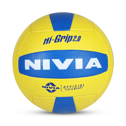 Nivia Hi-Grip 2.0 Volleyball Size 4 - Soft Rubber Training Volleyball for Indoor & Outdoor Play