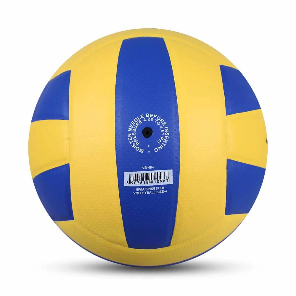 Nivia Spikester Volleyball Size 4 - PP Training Volleyball for Indoor & Outdoor Play