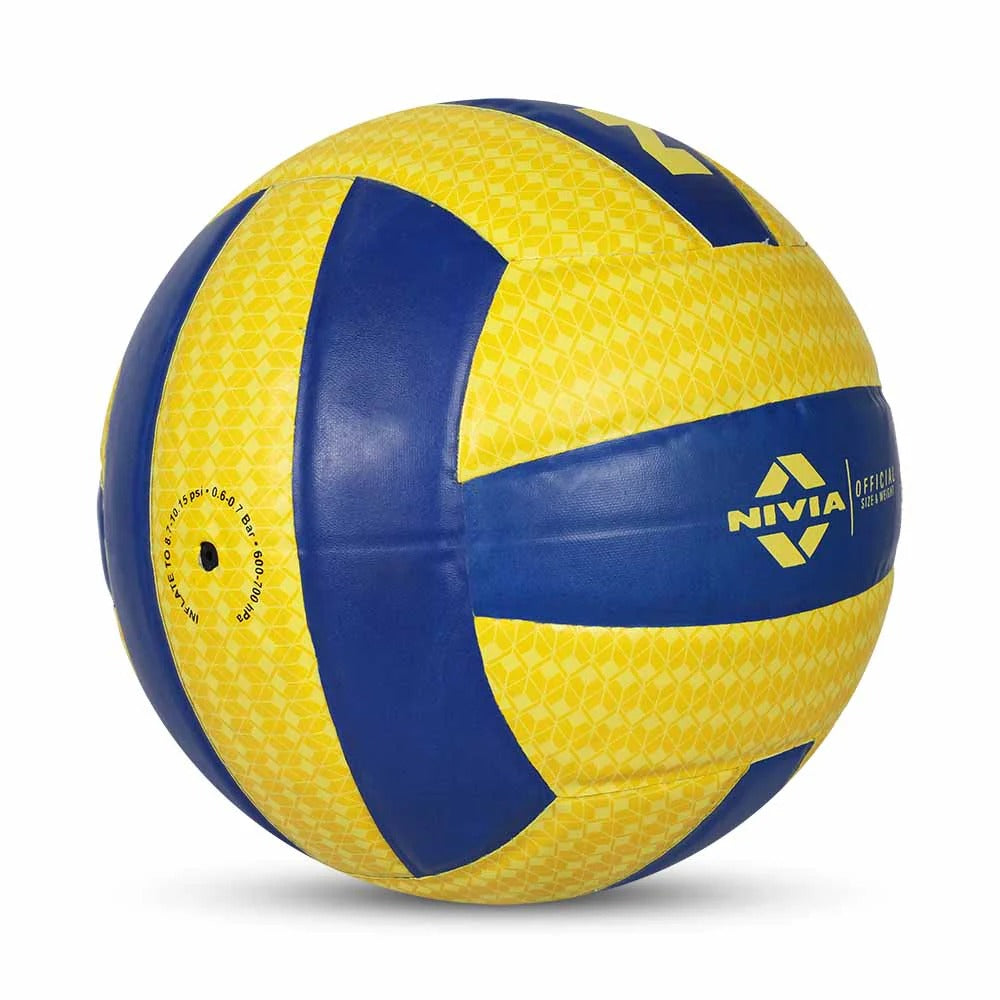 Nivia Airstrike PU Volleyball Size 4 - Tournament Match Volleyball for Indoor & Outdoor Play
