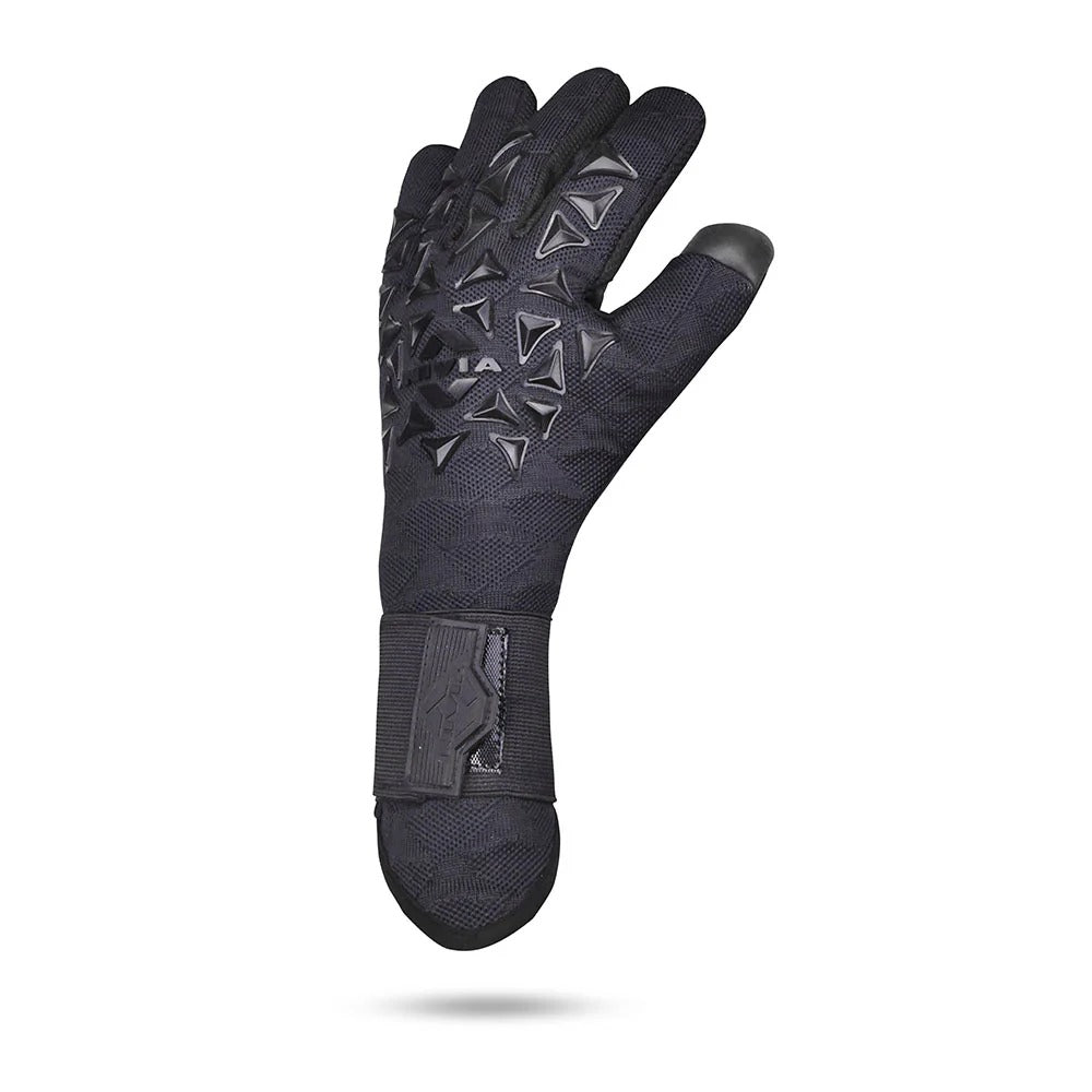 Nivia Ashtang 2.0 Goalkeeper Gloves | 4 mm Super Soft Latex Palm | Negative Cut | Professional Football GK Gloves