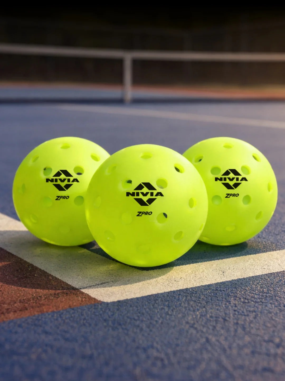 Nivia Tournament Outdoor Pickleball Ball - Official Competition Ball  (PACK OF 50)