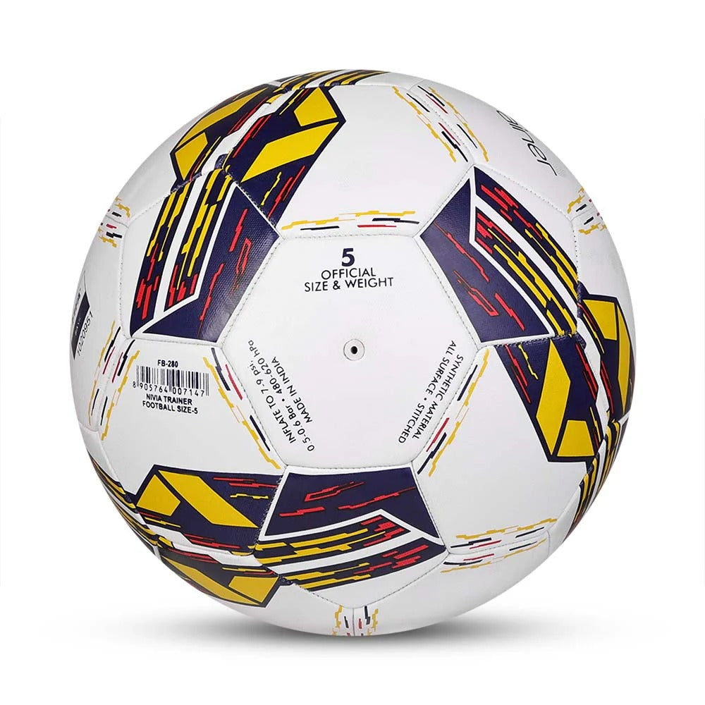 Nivia Trainer Football Size 5 - 32 Panel Training Football | FIFA Basic Standard