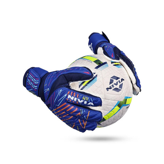 Nivia Ditmar Spider Goalkeeper Gloves - Hyper Grip Latex Palm | Match & amp - Training Gloves