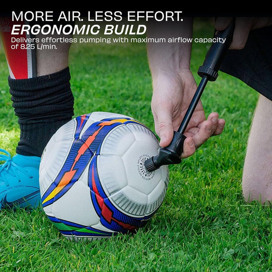 Nivia Double Action Ball Pump with Needle - Portable Sports Ball Inflator