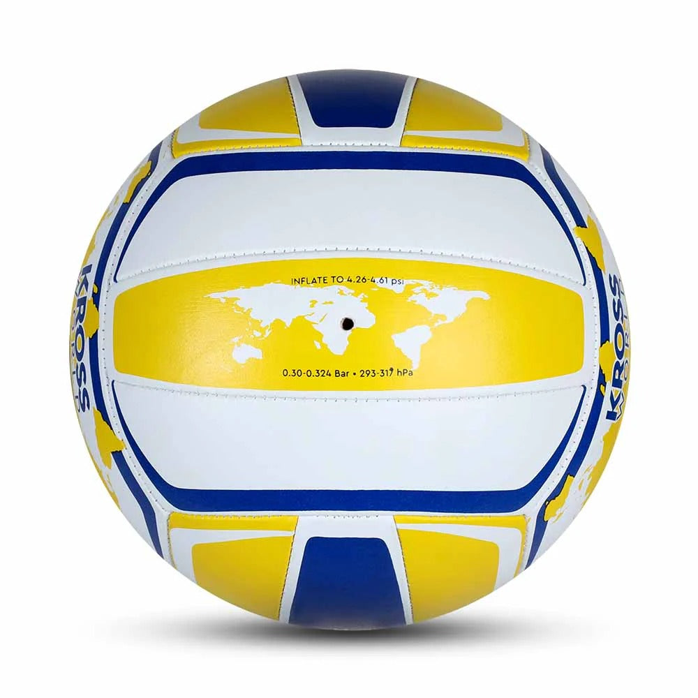 Nivia Kross World Volleyball Size 4 - Outdoor Training Volleyball with Latex Bladder