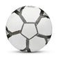 Nivia Black & White Football Size 4 - 32 Panel Training Ball | Rubberized Stitched Football