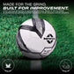 Nivia Black & White Football Size 4 - 32 Panel Training Ball | Rubberized Stitched Football