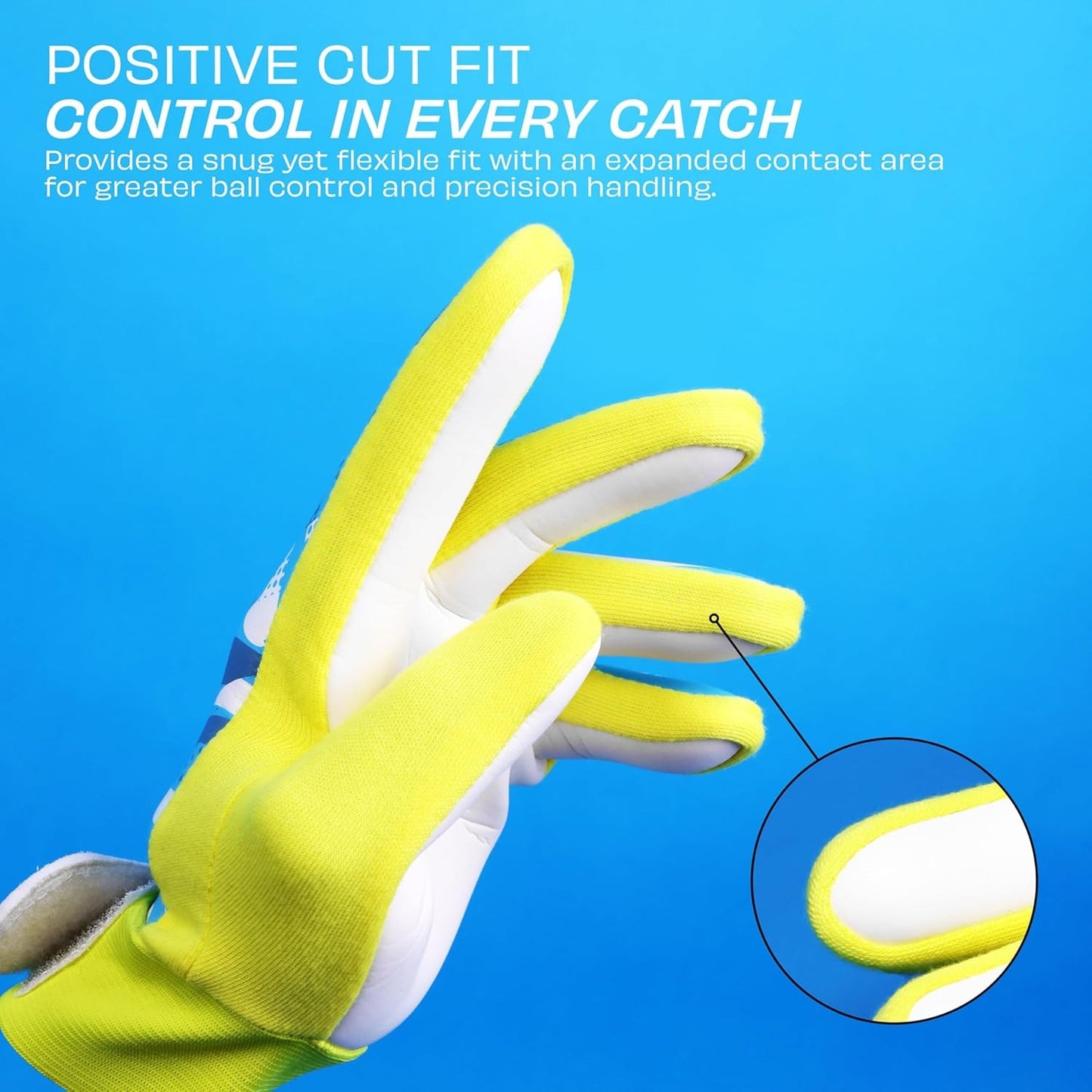 Nivia Air Strike Goalkeeper Gloves - All Weather Latex Grip | Match & Amp - Training Gloves