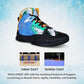Nivia Street Art Basketball Shoes for Men - Mid Top Basketball Shoes with Duofoam Cushioning