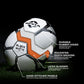 Nivia Black & White Football Size 4 - 32 Panel Training Ball | Rubberized Stitched Football