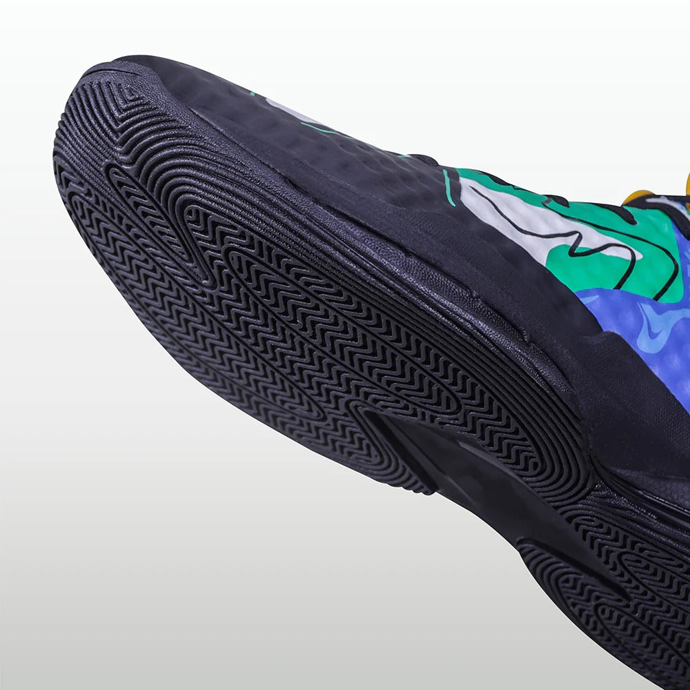 Nivia Street Art Basketball Shoes for Men - Mid Top Basketball Shoes with Duofoam Cushioning