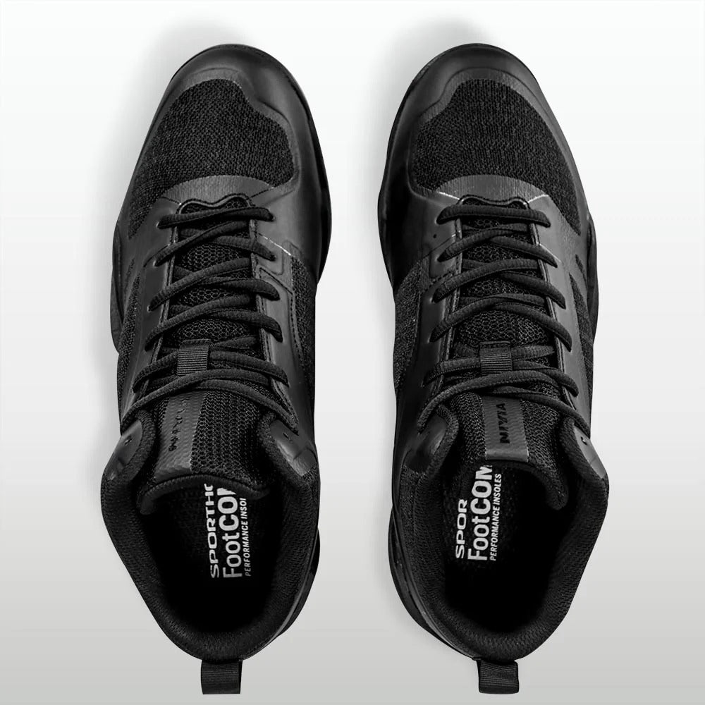 Nivia Combat 2.0 Basketball Shoes for Men - Mid Top Basketball Shoes with TPU Shank