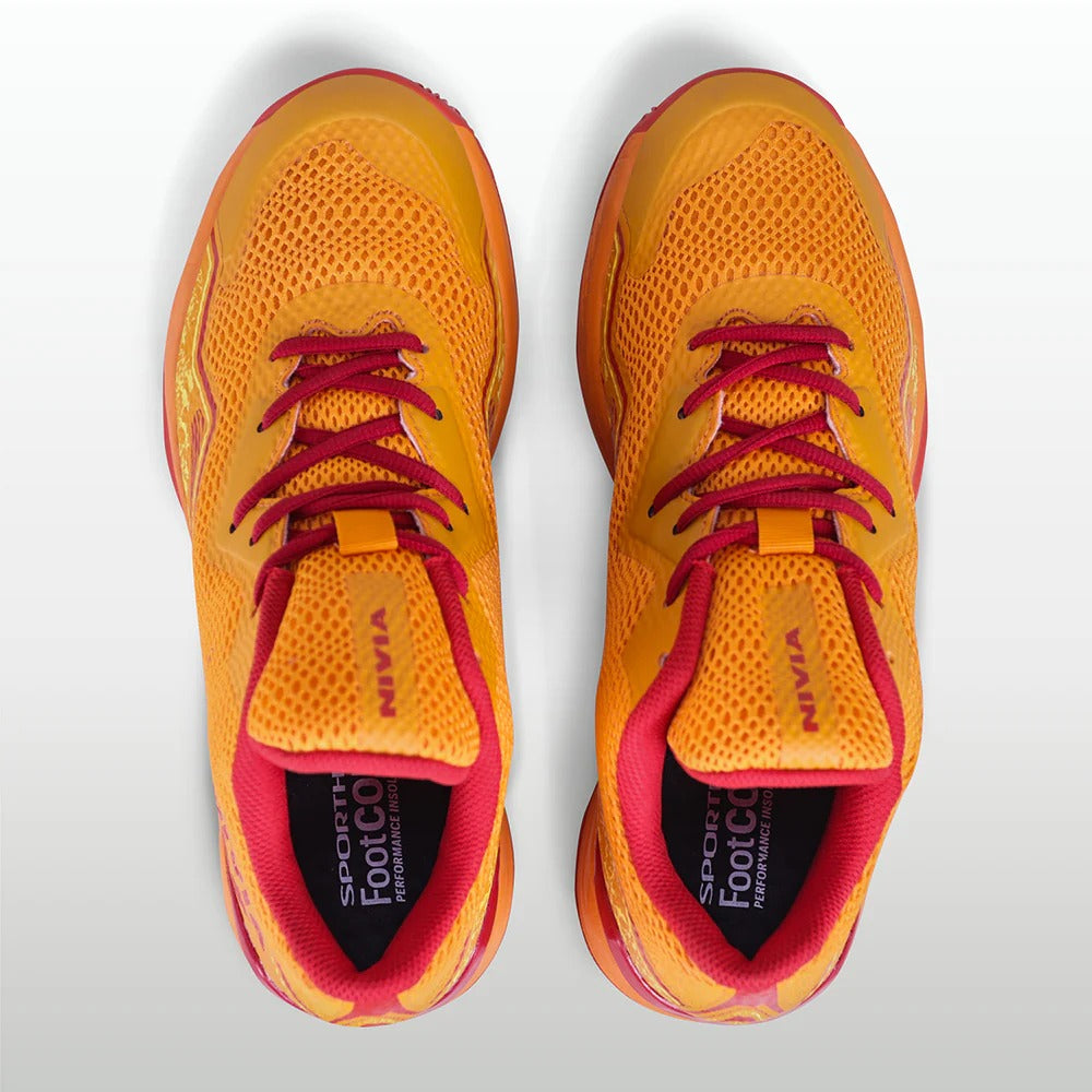 Nivia Warrior 2.0 Basketball Shoes for Men - High Top Basketball Shoes with Duofoam Cushioning