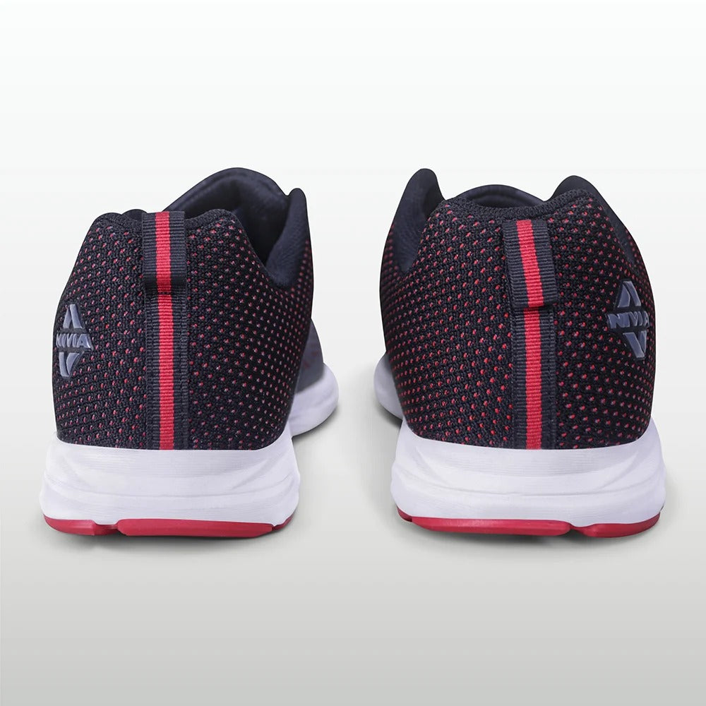 Nivia Yorks Running Shoes for Men | Breathable Knit Running Shoes with Duofoam Midsole & Rubber Outsole