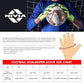 Nivia Air Strike Goalkeeper Gloves - All Weather Latex Grip | Match & Amp - Training Gloves