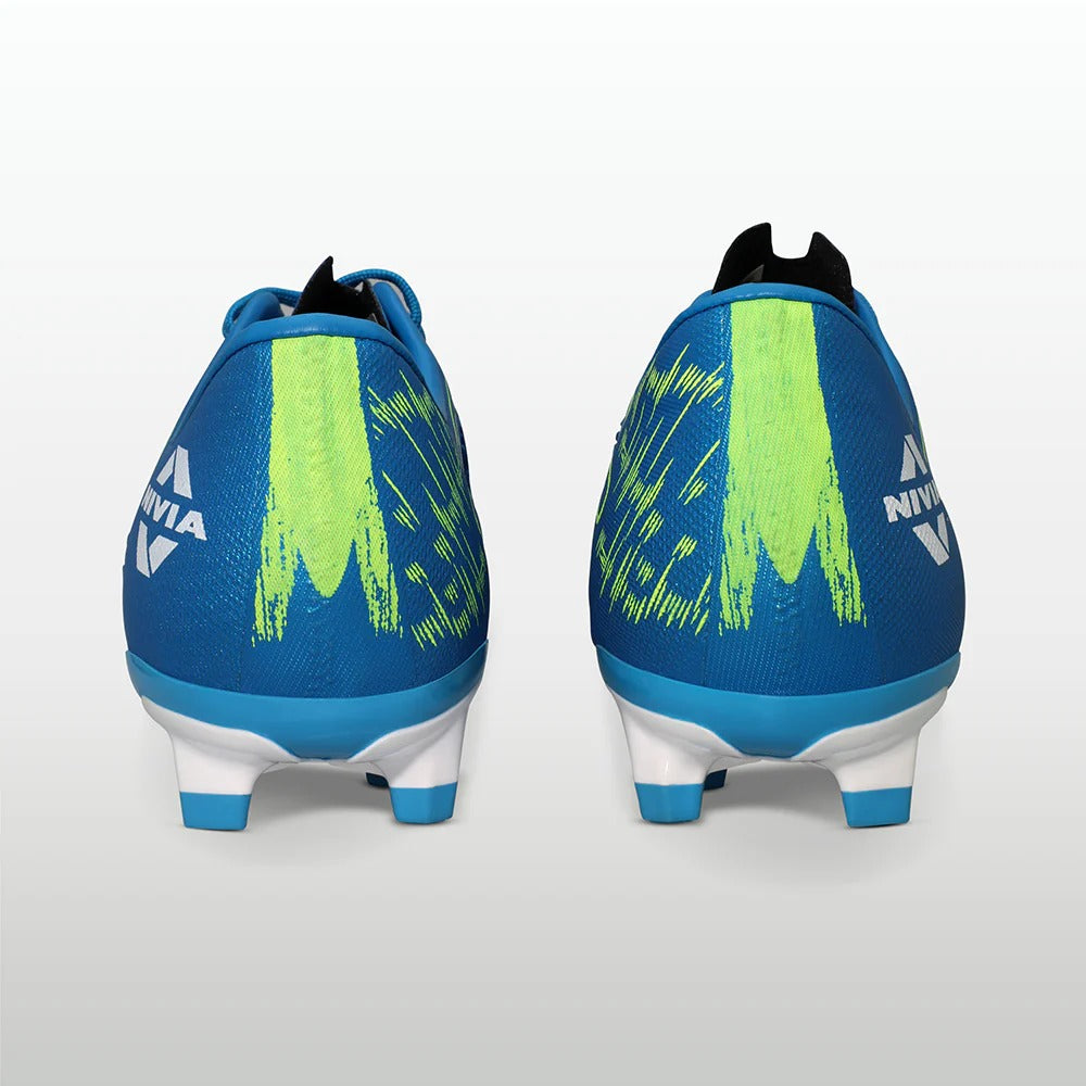 Nivia Nitro Football Shoes for Men - TPU Stud Sole | Firm Ground Football Boots