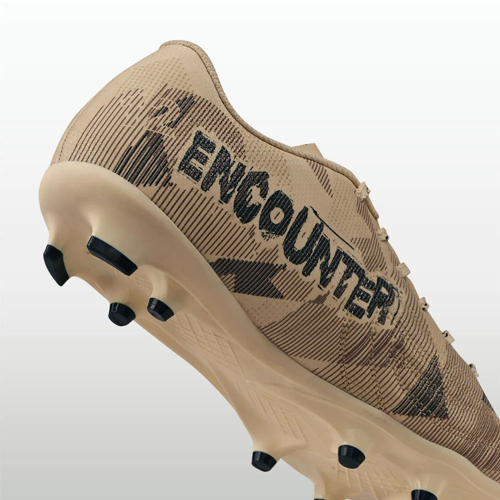 Nivia Encounter Football Studs for Men | Synthetic Leather Football Boots with Dual-Colour TPU Sole | Multi-Ground Football Shoes