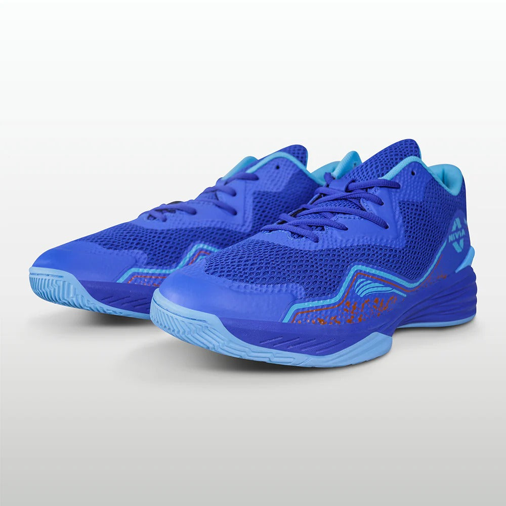 Nivia Warrior 2.0 Basketball Shoes for Men - High Top Basketball Shoes with Duofoam Cushioning