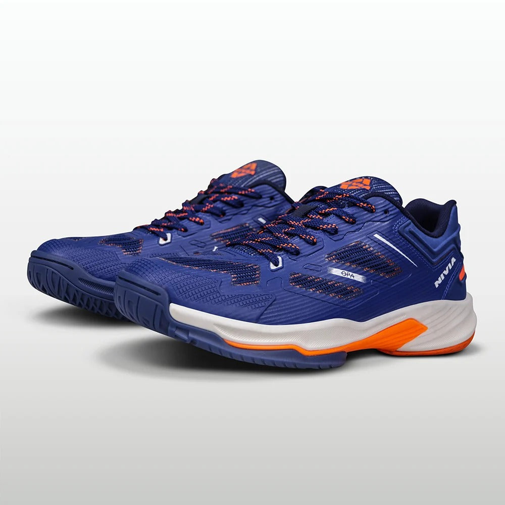 Nivia OPA Pickleball & Padel Court Shoes for Men | Non-Marking Rubber Sole | Breathable Air Mesh | Fusion Technology