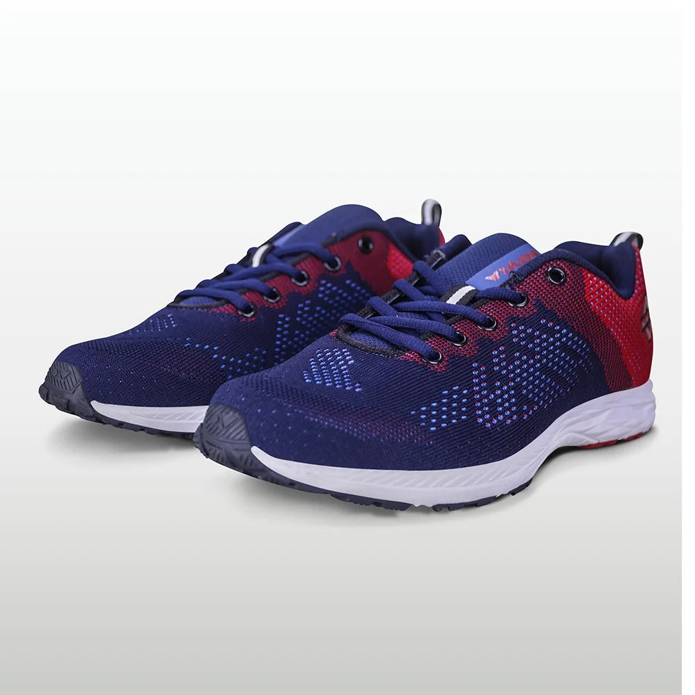 Nivia Yorks Running Shoes for Men | Breathable Knit Running Shoes with Duofoam Midsole & Rubber Outsole