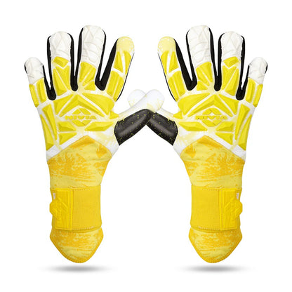 Nivia Aura Goalkeeper Gloves | 4 mm Dura Latex Palm with Dura Dots | Negative Cut Professional Football GK Gloves
