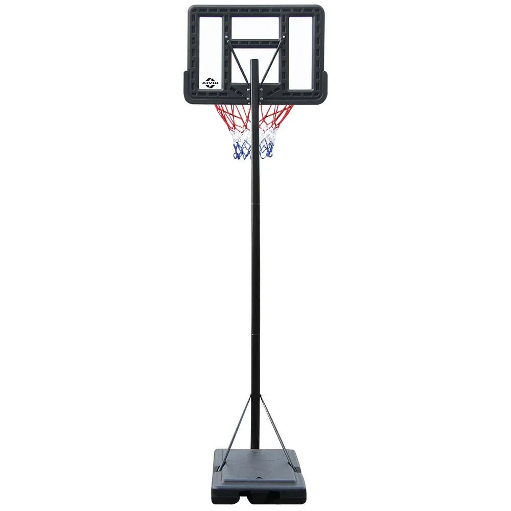 Nivia Pro Slam Force Portable Basketball Set BB-1322 | Adjustable Basketball Hoop | Weather-Proof Nylon Net | Telescopic Height Adjustment