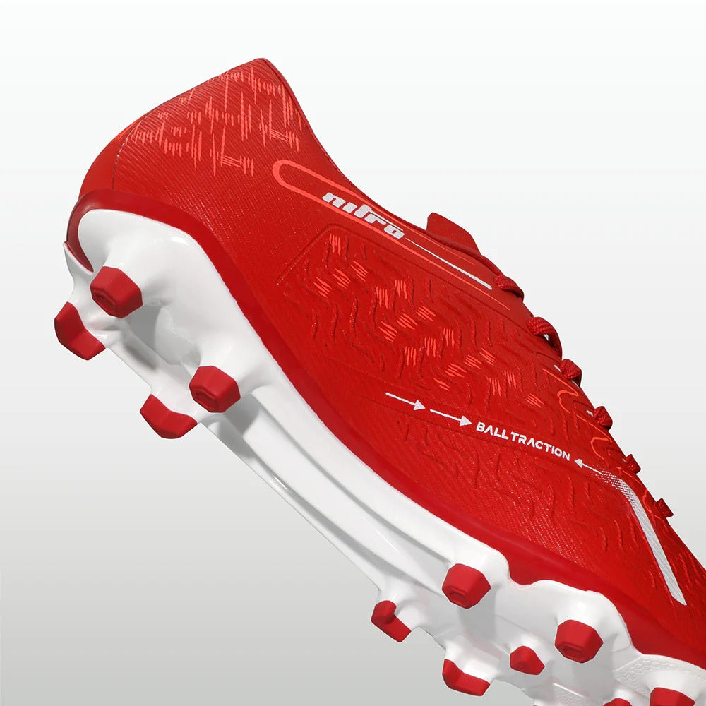 Nivia Nitro Football Shoes for Men - TPU Stud Sole | Firm Ground Football Boots