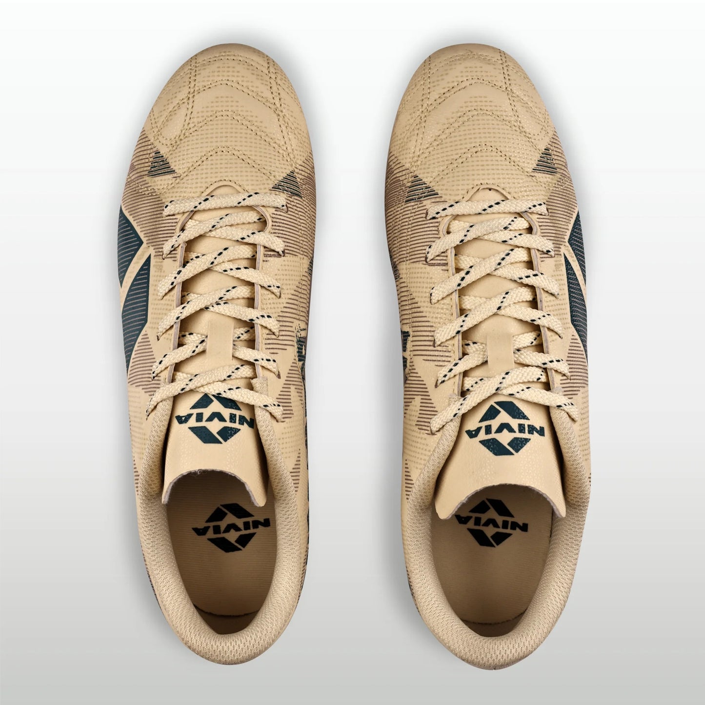 Nivia Encounter Football Studs for Men | Synthetic Leather Football Boots with Dual-Colour TPU Sole | Multi-Ground Football Shoes