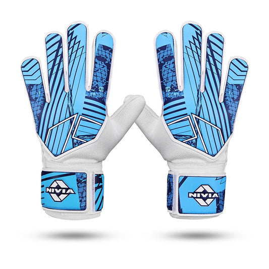 Nivia Encounter Goalkeeper Gloves | 2.5 mm Soft Airfit Latex Palm | Positive Cut Football Goalkeeper Gloves