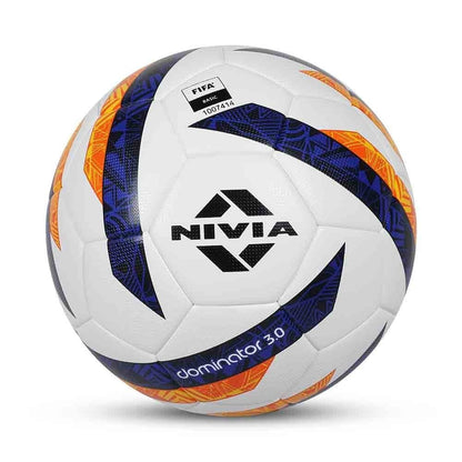 Nivia Dominator 3.0 Football Size 5 - FIFA Basic Match Ball | Thermo-Bonded PU Football